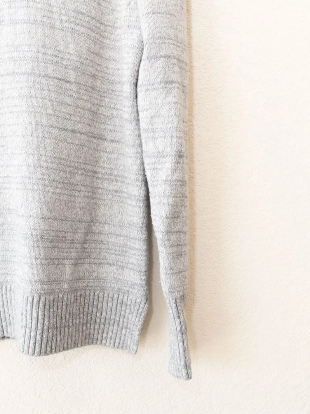 J Crew Mercantile Gray Turtleneck Sweater M Wool Blend Knit Cozy Winter